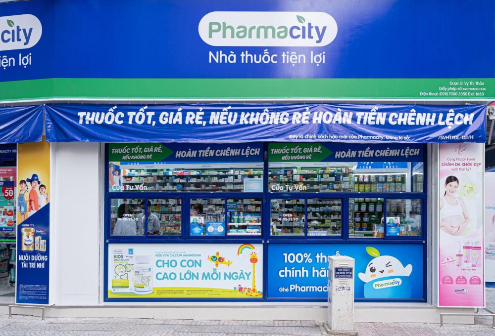 Pharmacity là một trong những chuỗi nhà thuốc lớn tại Việt Nam