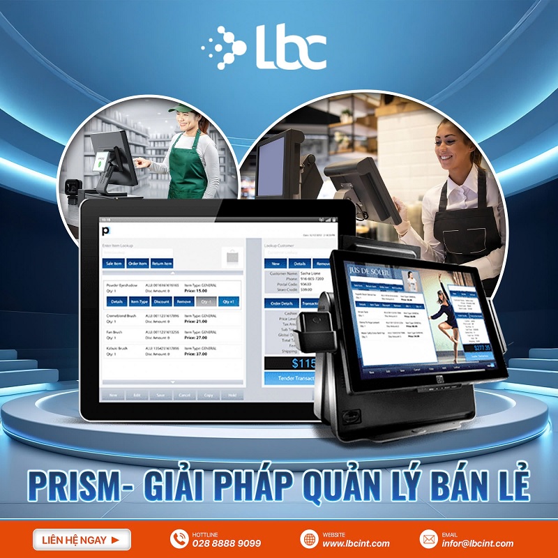 Các tính năng của phần mềm quản lý cửa hàng tiện lợi Retail Pro Prism