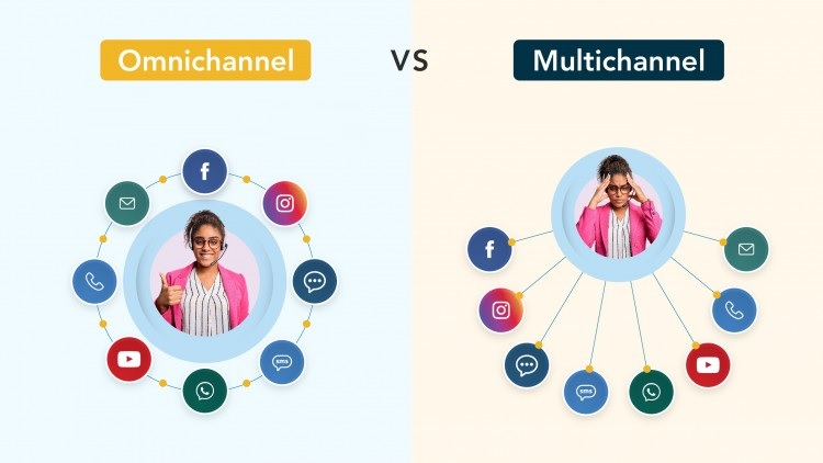 Sự khác biệt giữa Omnichannel và Multichannel